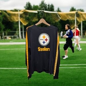 47 Black and Yellow Steelers longsleeve Sweatshirt size xxl